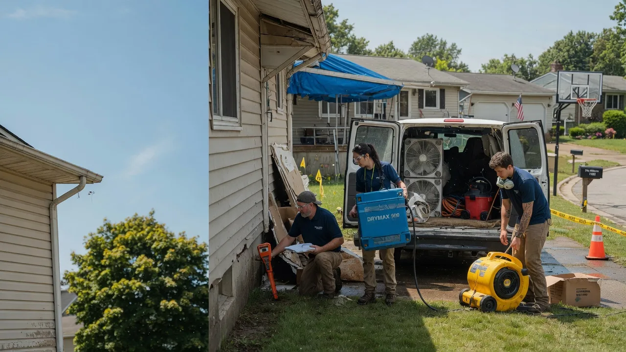 Ceiling Leak Cleanup in Gould City, MI near me