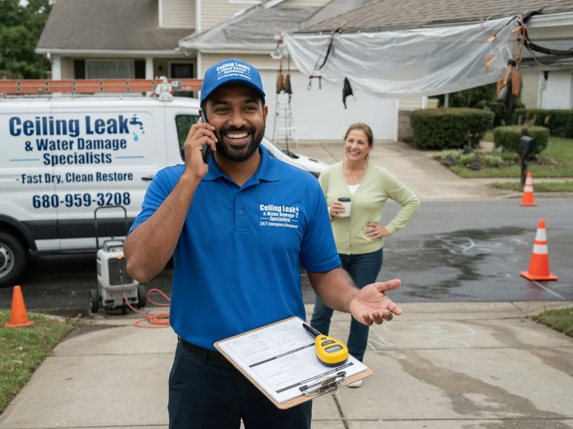 Ceiling Leak Cleanup Gould City, MI FAQs